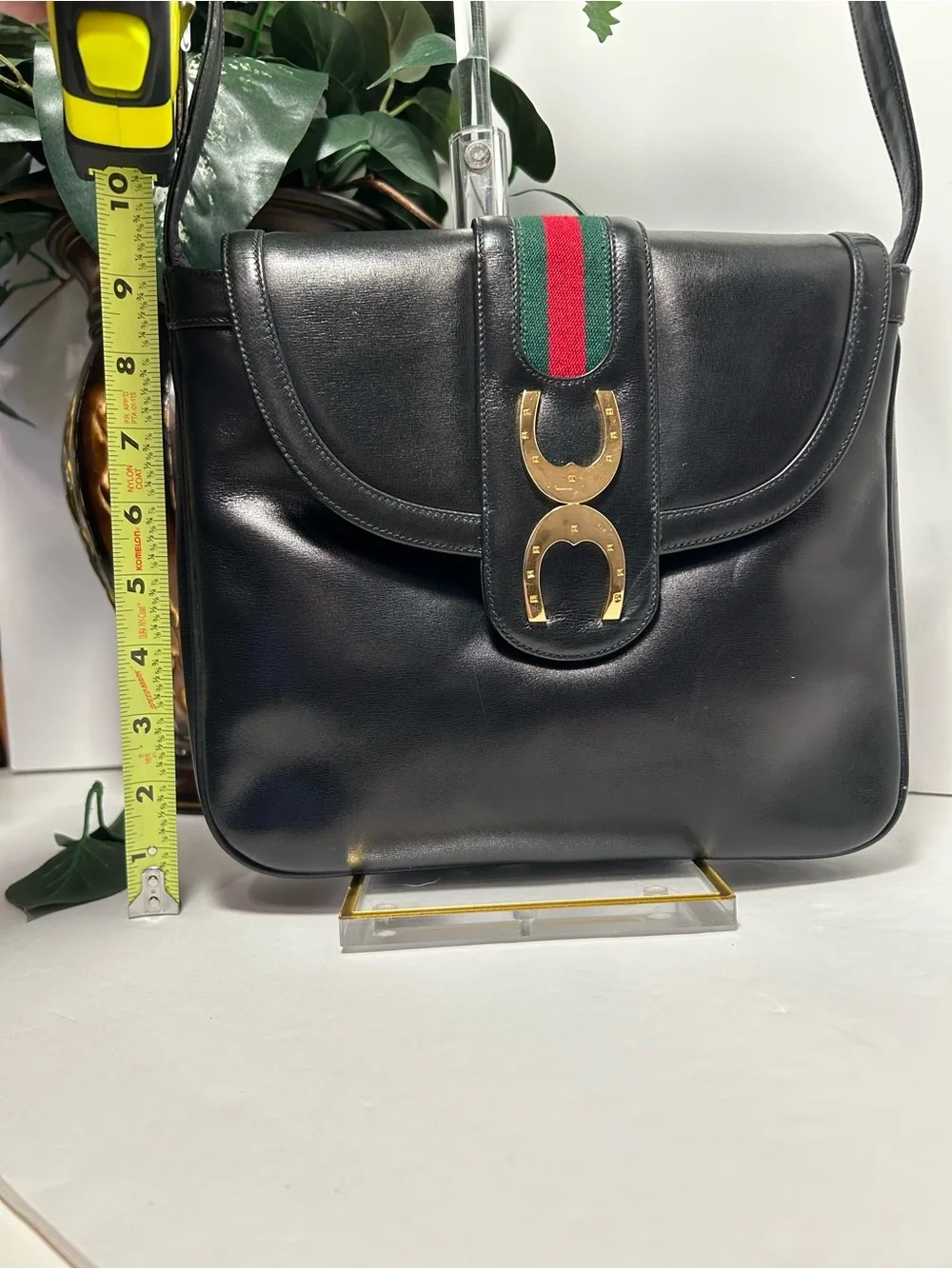 ✨ Vintage Gucci Equestrian Web Shoulder Bag ✨. WITH COA - Picture 13 of 16